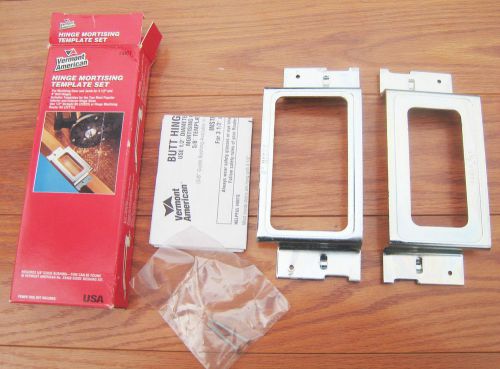 Vermont American 23457 Hinge Door and Jamb Mortising Template Set for 3-1/2-Inc