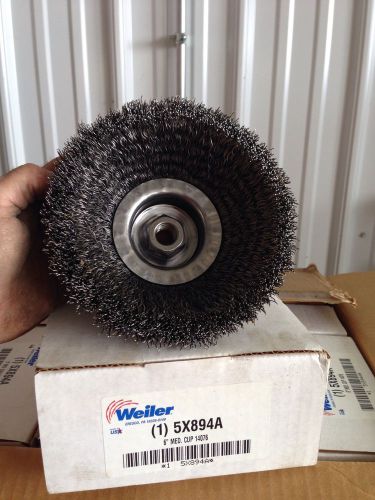 Weiler 6&#034; Wire Cup Brush Part Number 14076 Made In The USA