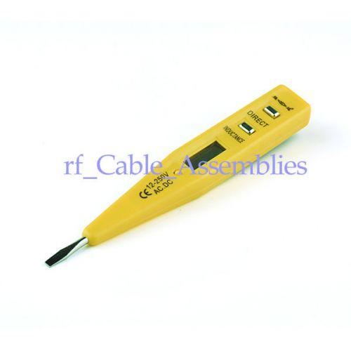 12V-220V AC DC Digital Electrical Tester Pen Probe Voltage Inductance Detector