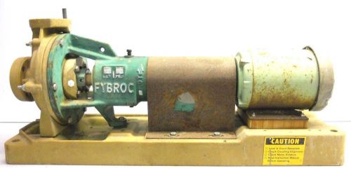 Mo-1603, fybroc 1500 pump. size 1x1.5x6. 125 psi. 30 gpm. 1 hp. 3 ph. 1755 rpm. for sale