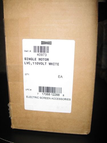 DA-LITE 40973 PROJECTION SCREEN SWITCH AND LOW VOLTAGE MOTOR CONTROL DALITE