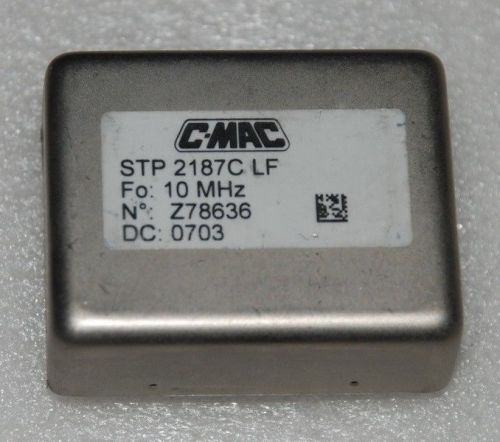 C-MAC STP2187 10 Mhz Double Oven OCXO Oscillator  Sine wave +12V EFC