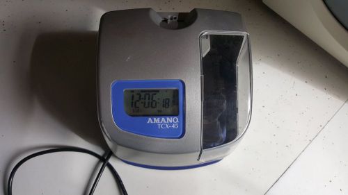 AMANO TCX - 45  ELECTRIC TIME CLOCK
