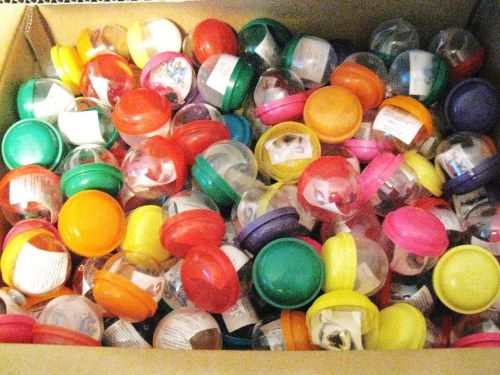 50 NEW Vending Machine Capsules 2 inch 2&#034; Assorted Colors Tattoo Prize Inside