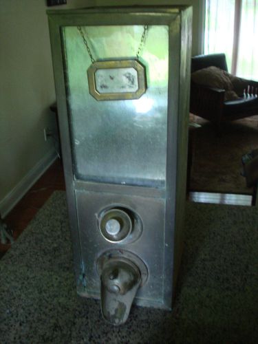 Anitque Large Coffee Dispener. Brass and tin &amp; Glass