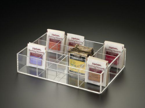 In-drawer 12 Compartment Tea Bag Tray
