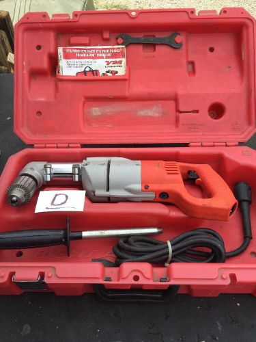 Milwaukee 1/2 in. Heavy Right-Angle Drill Kit with Case 3107-6 Sightly Used D