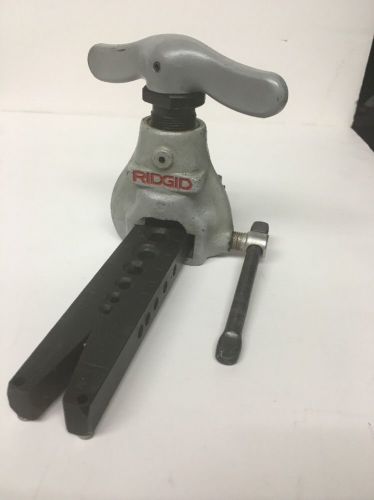 Ridgid no. 459 imperial pipe 45 degree flaring tool 1/8&#034;  to 3/4&#034; for sale
