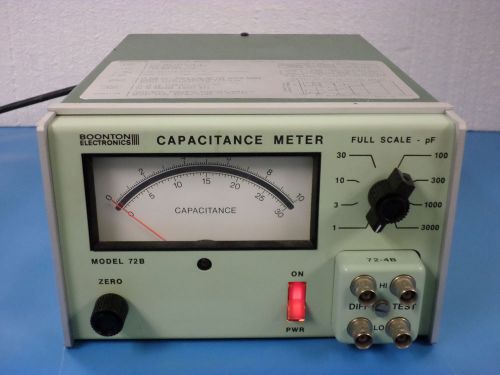 Boonton 72B .01 to 3000pF Capacitance Meter - Tested