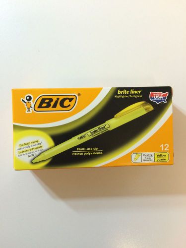 BIC Brite Liner Highlighter With Chisel Tip