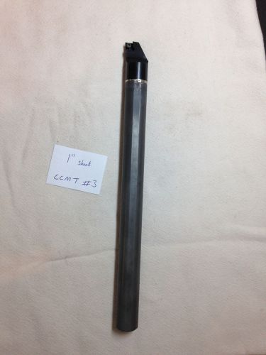 1 NEW 1&#034; CARBIDE BORING BAR. TAKES CCMT 32.5 INSERT C16-SCLCR-3. 10-1/4&#034; OAL B30