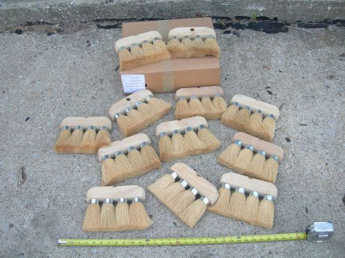 12 new roofing brush 4 knot 8 x 6 3/4 masonry utility cleaning roof tool brushes for sale