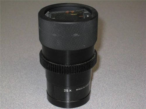 Minolta 25X Prism Lens Microfilm Fiche RP502 RP503 504