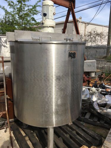 Lee 250 Gallon Stainless Steel Jacketed Mixing Kettle