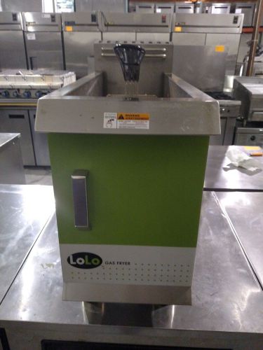 Lolo 15lb counter top deep fryer natural gas heavy duty, used model lcf15tpf-n for sale