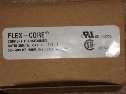 FLEX-CORE CAT. AL-301-1 CURRENT TRANSFORMER
