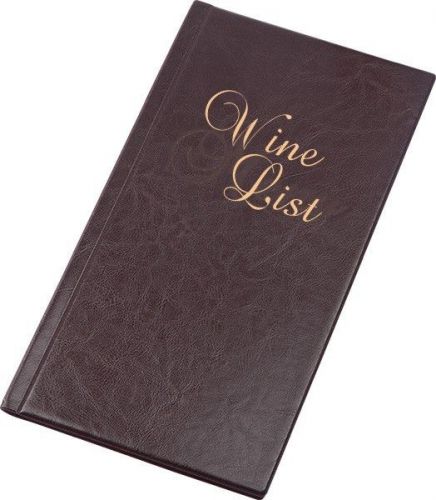 SALE!!! WINE LIST COVER 1/2 A4 up to 12 pages WINE la carte des vins RESTAURANT