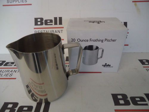*new* update ep-20 stainless steel 20 oz frothing pitcher - free shipping for sale