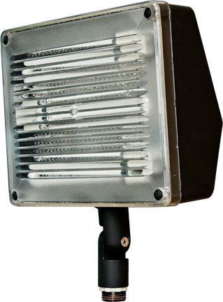 Dabmar Lighting DF5875 5 Polycarbonate 120V Area Flood Light Black