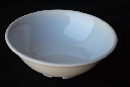 22 oz  us 5060 4 dz  new melamine 6-7/8&#034; rimless bowl  white free shipping for sale