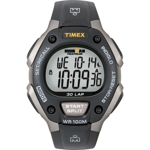 Timex ironman triathlon 30 lap grey/black tim-t5e901 for sale