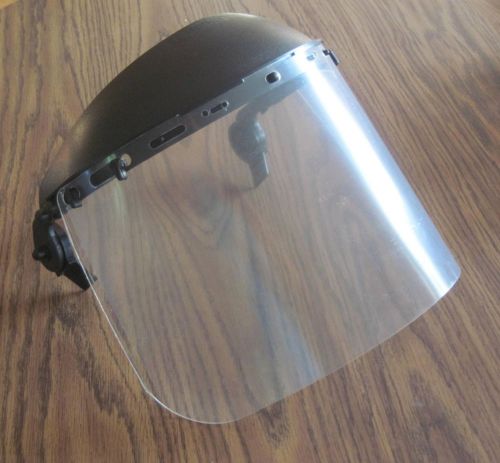 ERB Face Shield Attachment for Safety Helmet with Polycarbonate Shield