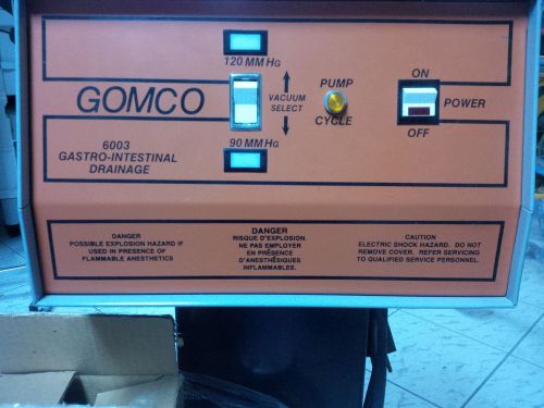 GOMCO Model 6003 Suction Apparatus Surgical