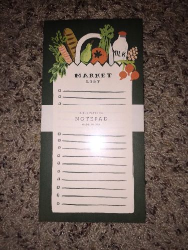 Rifle Paper Co. Market Notepad Notebook