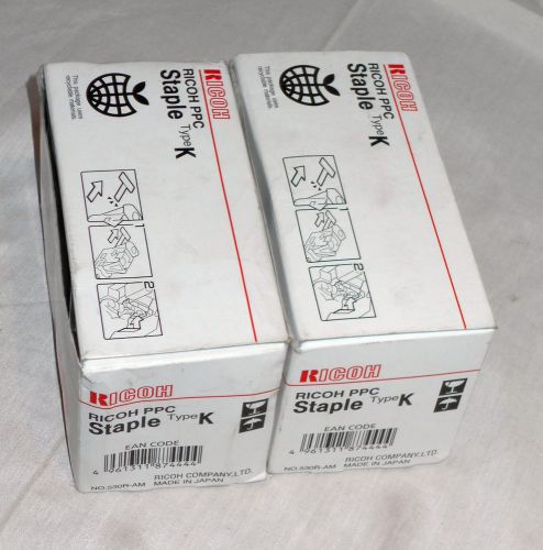 Genuine Ricoh PPC Staple Type K 410801 530R-AM Cartridge Ass&#039;y 5,000 Staples