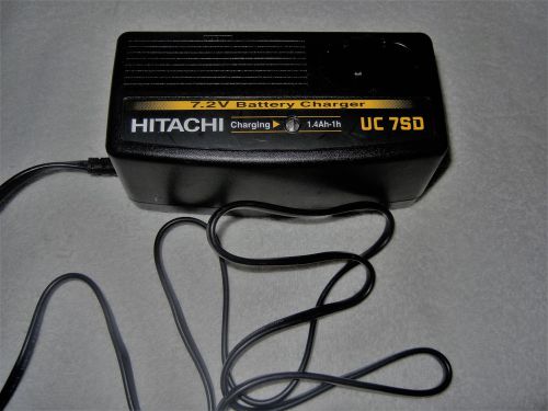 Hitachi 7.2V Battery Charger Model No. UC 7SD 1.4Ah-1h
