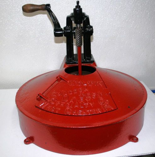 ANTIQUE BABCOCK CENTRIFUGE RED-COLOR &#034;NO-TIN TESTER&#034; DAIRY SPECIALTY CO 1915