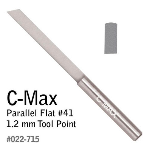 Graver Parallel Flat #41 1.2mm GRS C-MAX Tungsten Carbide, Made in the USA