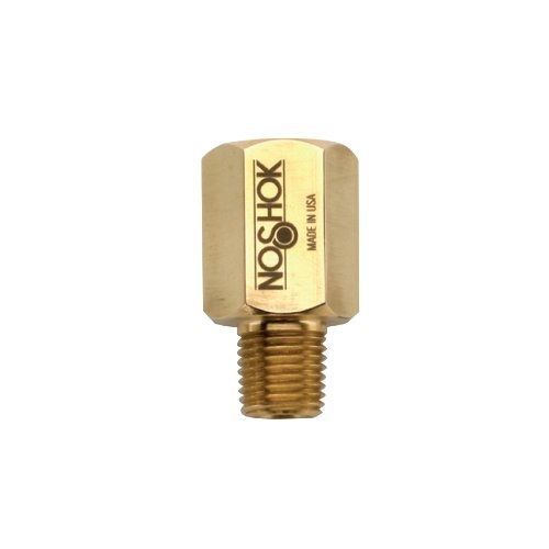 Noshok 1125 series brass sintered pressure snubber with grade c disc, 1/4&#034; npt for sale