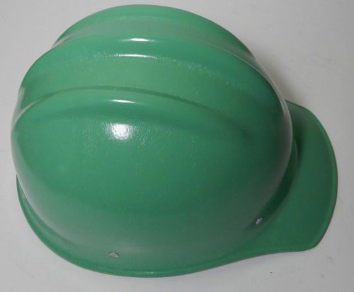 Nice unused green bullard 502 fiberglass hard hat ironworker clean for sale
