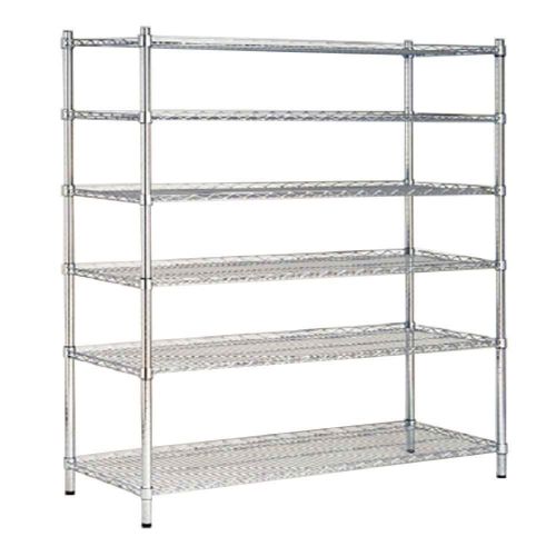 8 shelving units 5 Commercial Decorative Wire Shelf Chrome Plated Systems 3 stel