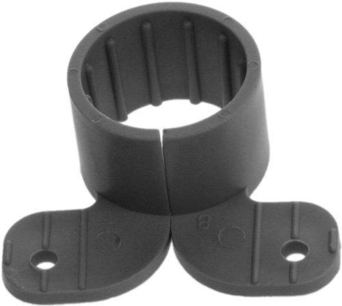 Aviditi 88932 1-Inch Plastic 2-Hole Full-Circle Suspension Pipe Clamp, (Pack of