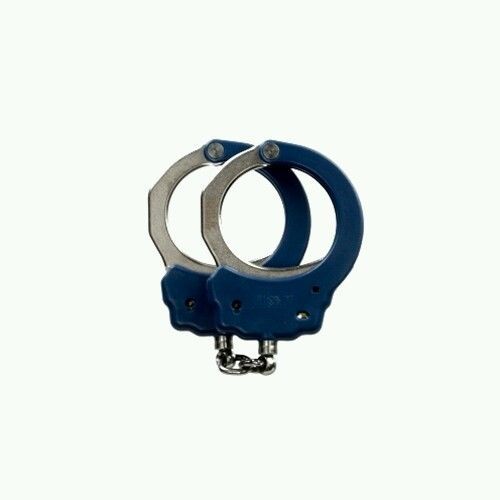 Asp a56104 identifier chain handcuffs blue a56104 092608561045 for sale