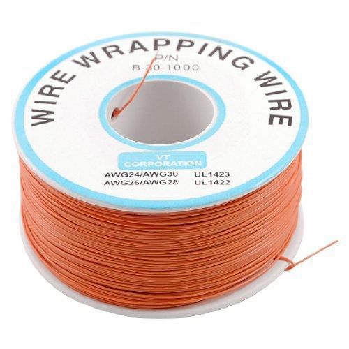 Amico pcb solder orange flexible 0.5mm outside dia 30awg wire wrapping wrap for sale