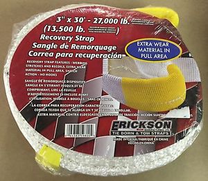 Erickson recovery strap 3&#034; x 30&#039; 27,000 lb break strength #59800 for sale