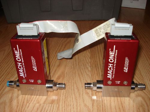 (2) ae advanced energy m1 mach one flow control at the speed of sound w/ cable for sale