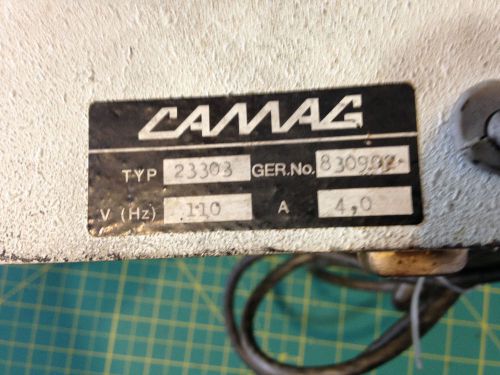 CAMAG HOT Plate, Model 23303 4 AMP 20-220 CENTEGRADE 7X7 PLATE