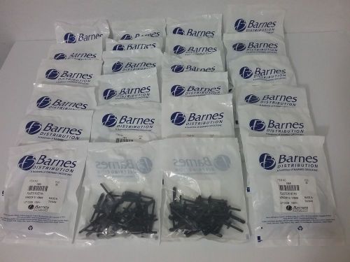 ( 24 ) Bags of Plastic Pop Rivets ( 600  Total ) 1/4&#034;, Free Shipping