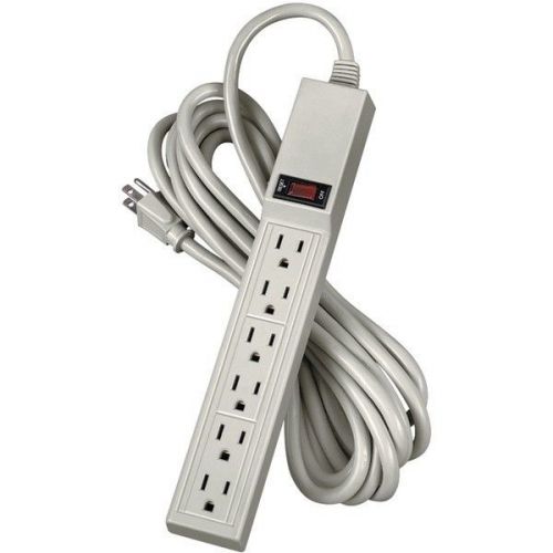 Fellowes 99026 Power Strip 6-Outlet 15 Feet Cord