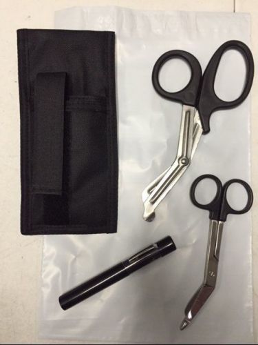 Emt ems paramedic tool kit with holster shears scissors &amp; penlight new for sale