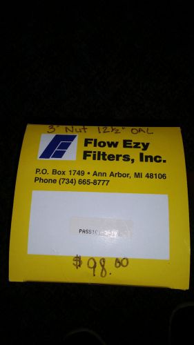 FLOW EZY FILTER PASS100-3-100 3&#034; nut 12.5 OAL