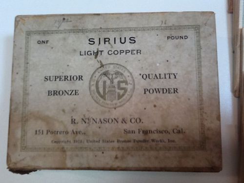 Sirius Light Copper R N Nelson Co Superior Bronze Quality Powder