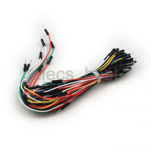 65pcs jumper breadboard cable male to male wire kit for arduino for sale