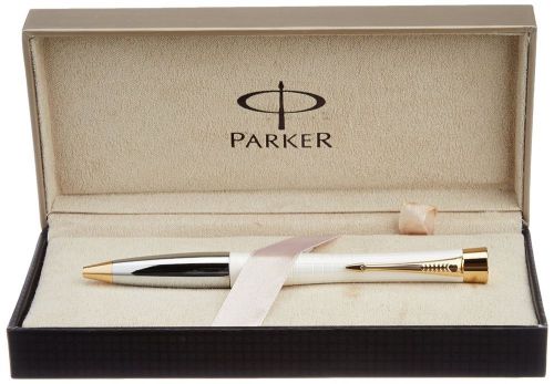 Parker urban pearl metal chiselled gt ball pen for sale
