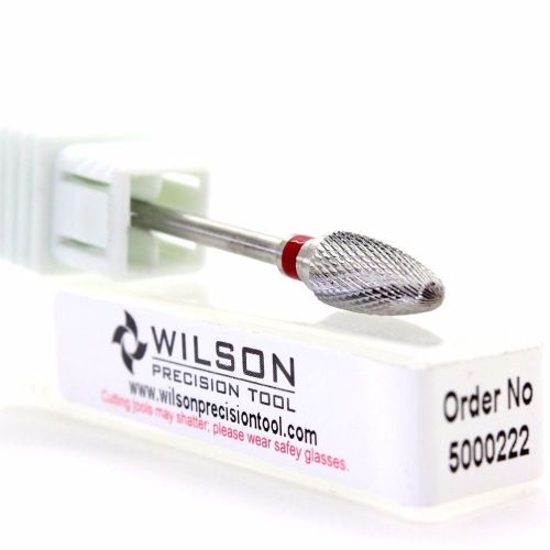 Tungsten Carbide Cutter HP Drill Bit Dental Nail Fine Large Cone Wilson USA