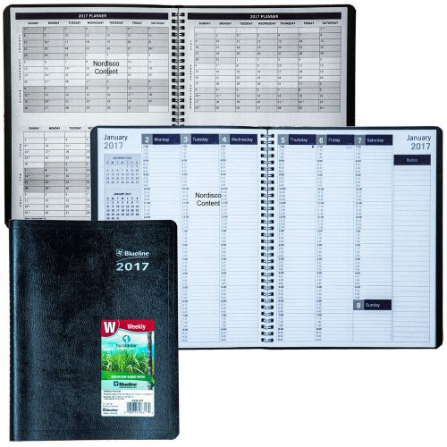 2017 blueline duraglobe c225.21t weekly planner appointment book, 11 x 8-1/2&#034; for sale